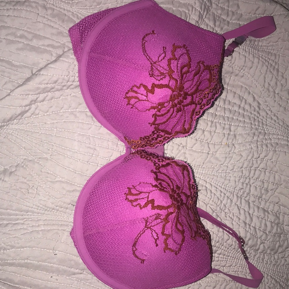 Purple and burnt orange Victoria secret bra size 36D